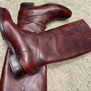 Frye Lindsay Plate redwood talk boots 🤩